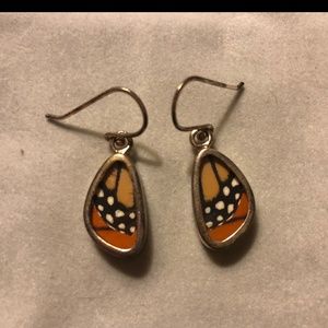 Handmade Butterfly Earrings in Sterling Silver